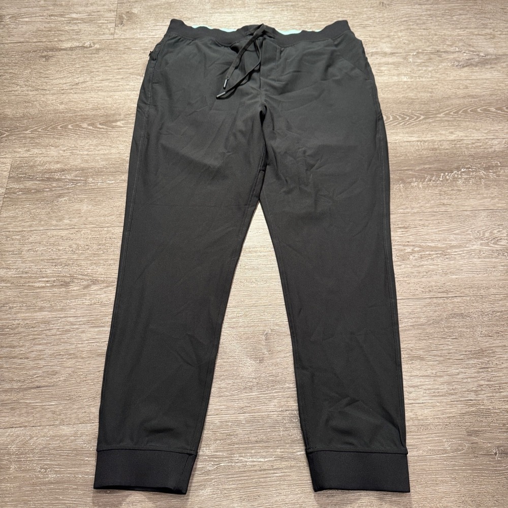 Birddogs Pants Mens XXL Black Joggers Broomstick Lined Performance 36x30 Jogger